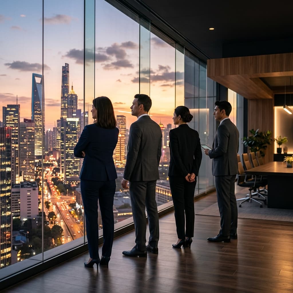 Professional corporate environment